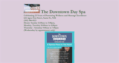 Desktop Screenshot of downtowndayspa.com