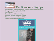 Tablet Screenshot of downtowndayspa.com